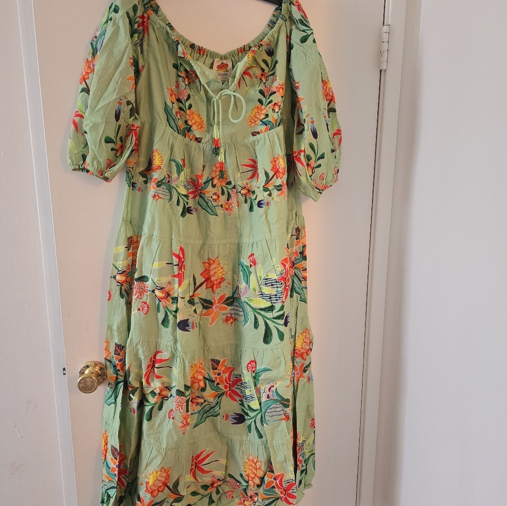 Farm Rio Tiered Mididress - Picture 2 of 11